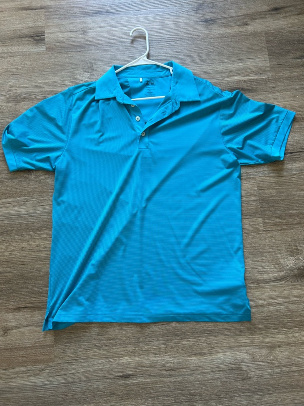 adidas Men's Polo Shirt - Teal Blue